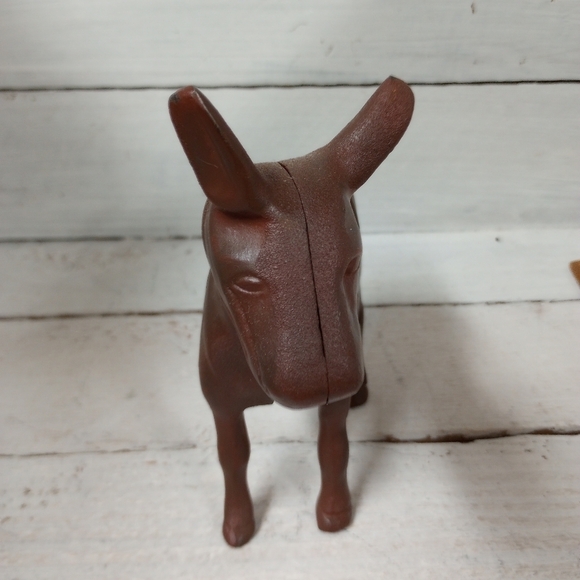 Vintage Cast Iron Donkey Mule Burro Coin Bank. - Picture 4 of 9